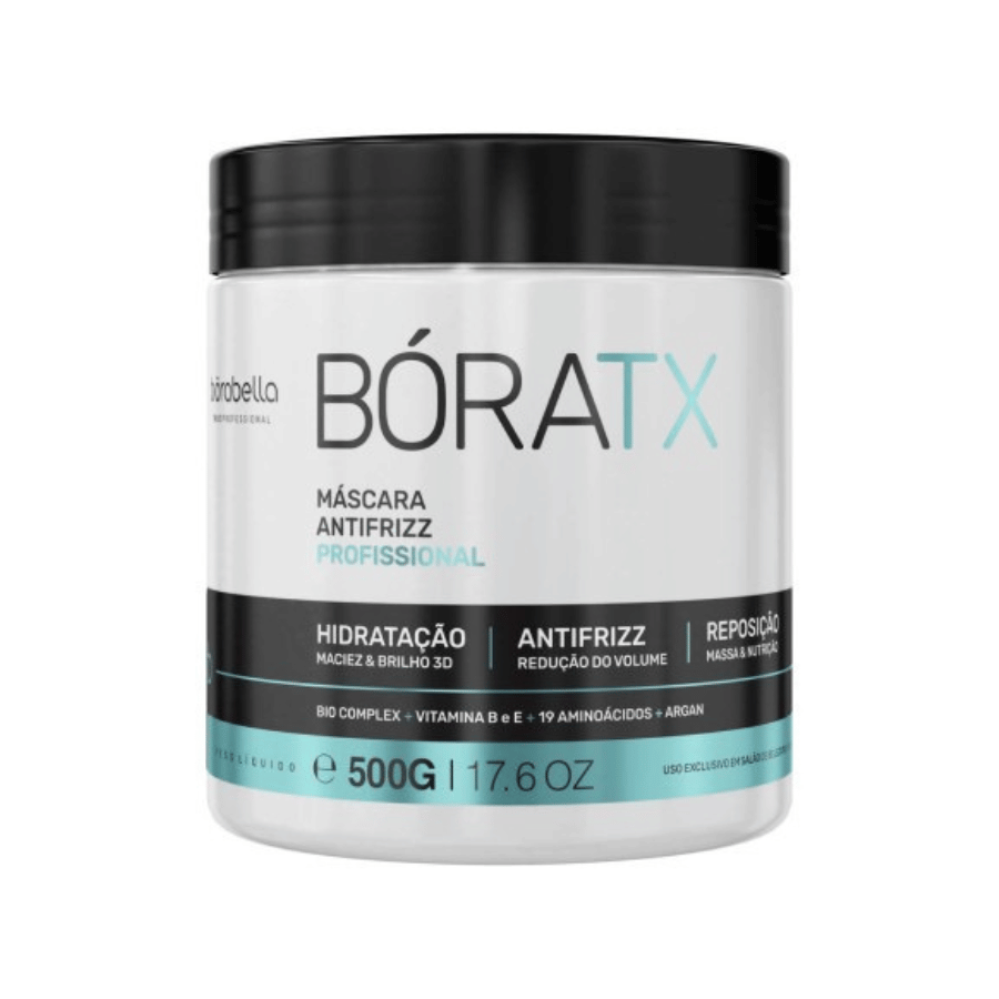 Borabella Boratx 500g – Alinhamento Capilar, Hidratação Intensa e Reposição de Massa
