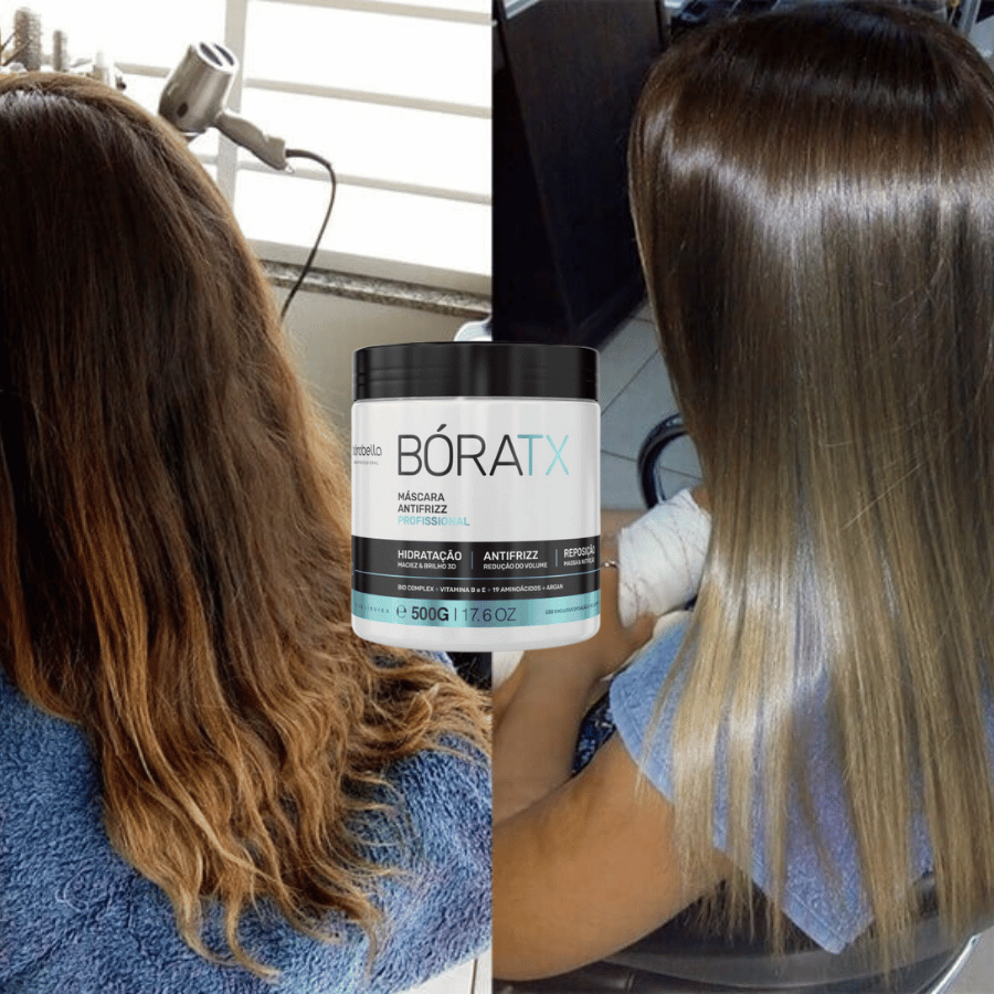 Borabella Boratx 300g – Alinhamento Capilar, Hidratação Intensa e Reposição de Massa
