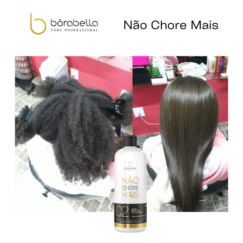 Borabella Não Chore Mais – Tratamento Alisante Orgânico 2 Passos 350ml