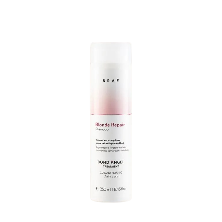 Braé Blonde Repair – Shampoo 250ml - Loiros Fortes, Macios e Luminosos