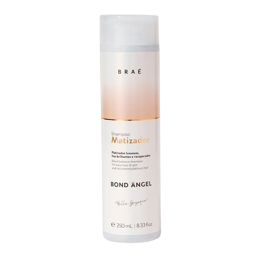 Braé Bond Angel – Shampoo Matizador Roxo 250ml - Loiros Frios e Brilhantes