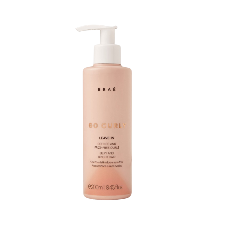 Braé Go Curly Cachos – Leave-in Ativador de Cachos 200ml com Proteção Térmica