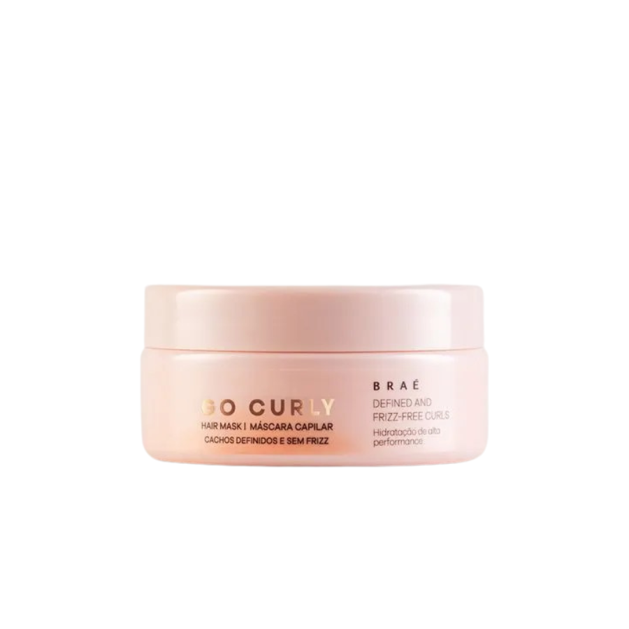 Braé Go Curly Cachos – Máscara de Tratamento 200g - Hidratação Profunda + Definição Prolongada