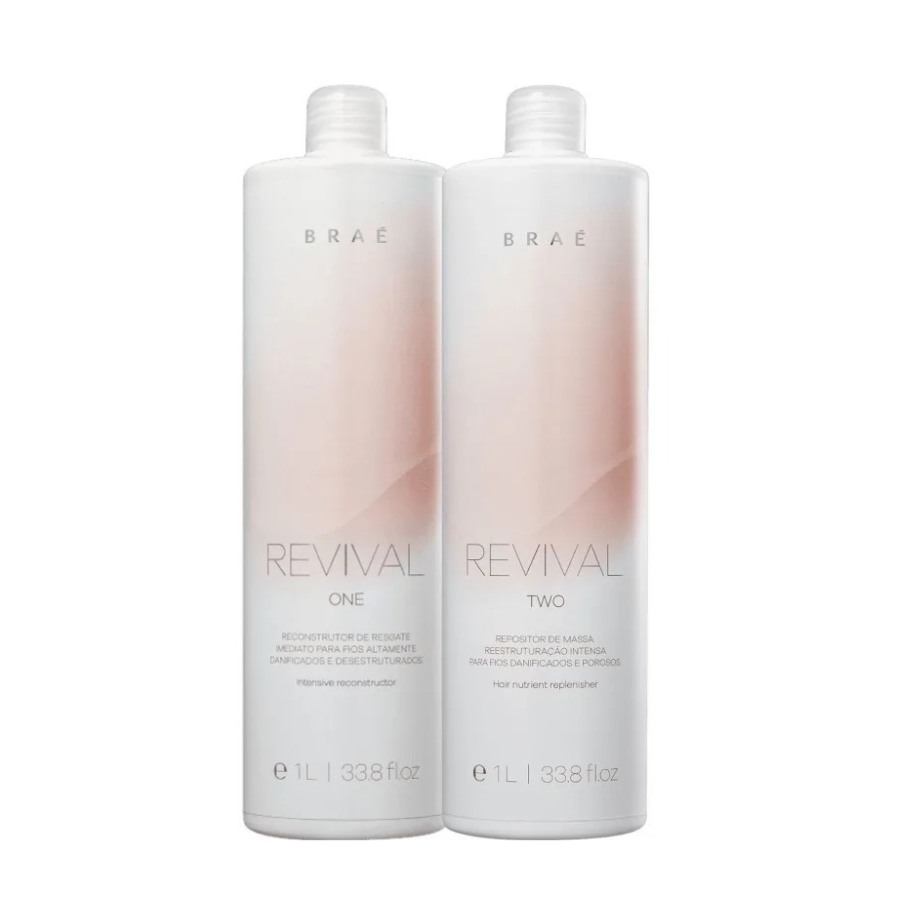 Braé Revival Kit One Two 1L – Reconstrução Profunda e Imediata