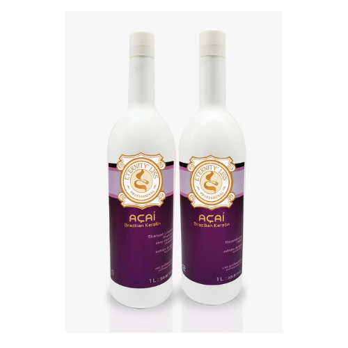 Eternity Liss Açaí Brazilian Keratin | Tratamento Alisante Térmico Profissional 2x1L