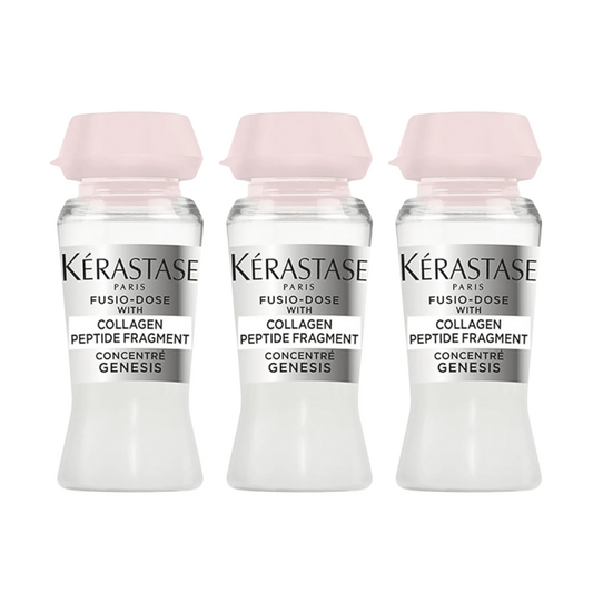 Kérastase Ampola Fusio-Dose Genesis Collagen Peptide Fragment 12ml - Força, resistência e nutrição profunda