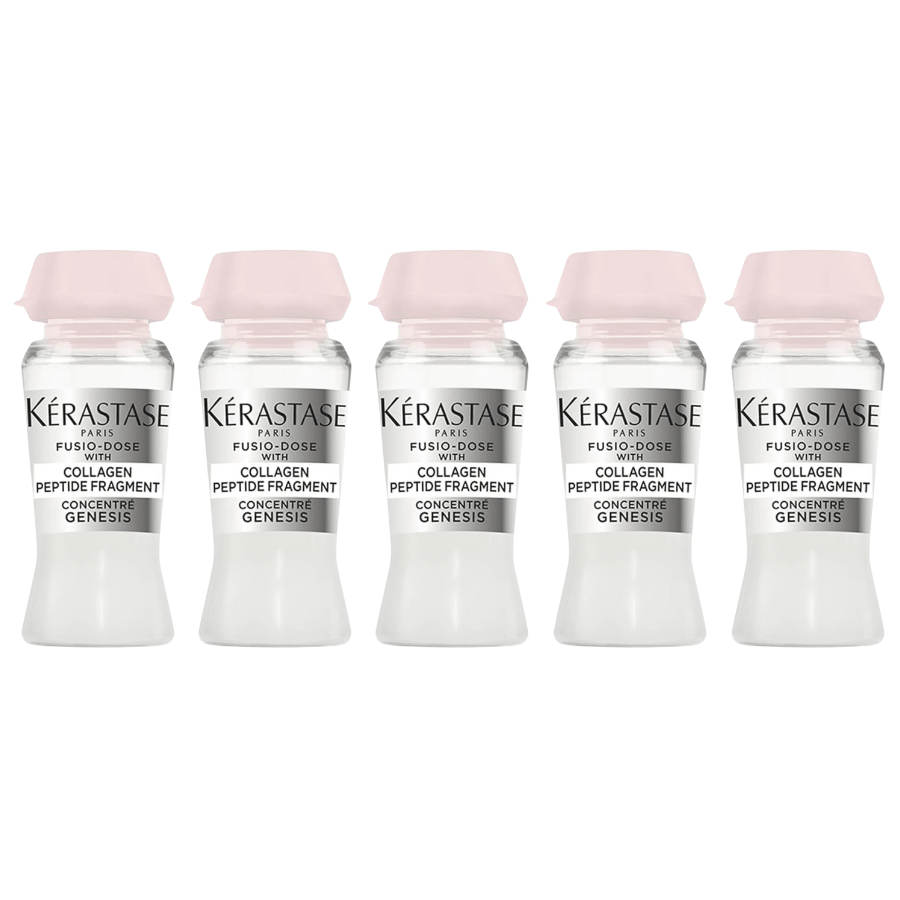Kérastase Ampola Fusio-Dose Genesis Collagen Peptide Fragment 12ml - Força, resistência e nutrição profunda