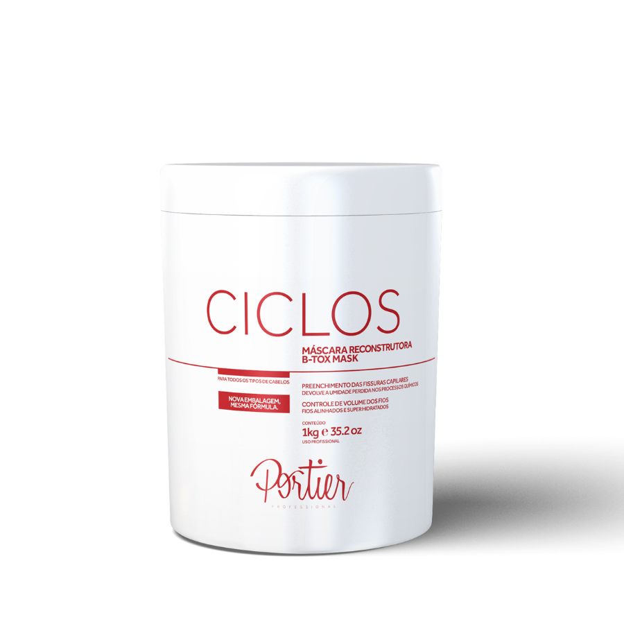 Portier Ciclos B-Tox Mask 1kg – Máscara Antifrizz Profissional