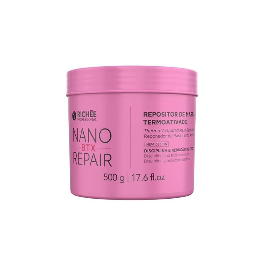 Richée NanoBtx Repair 500g – Repositor de Massa Termoativado com Efeito Liso e Brilho Intenso
