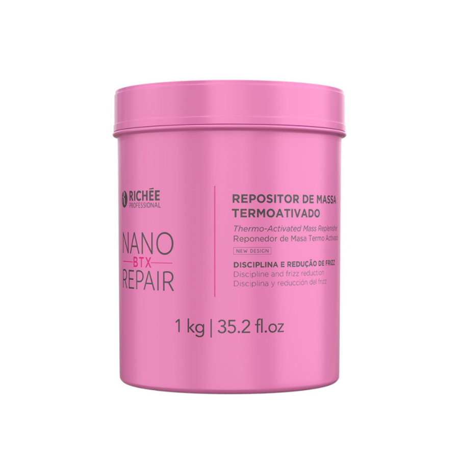 Richée NanoBtx Repair 1kg – Repositor de Massa Termoativado com Efeito Liso e Brilho Intenso