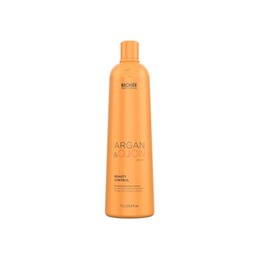 Richée Argan e Ojon Beauty Control 1L – Tratamento Profissional Disciplinante com Brilho Intenso
