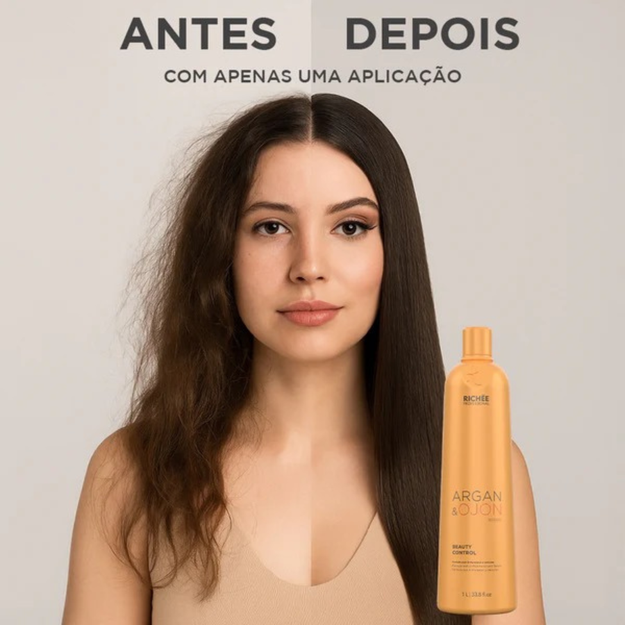 Richée Profissional Argan e Ojon Tratamento Alisante Kit Promocional