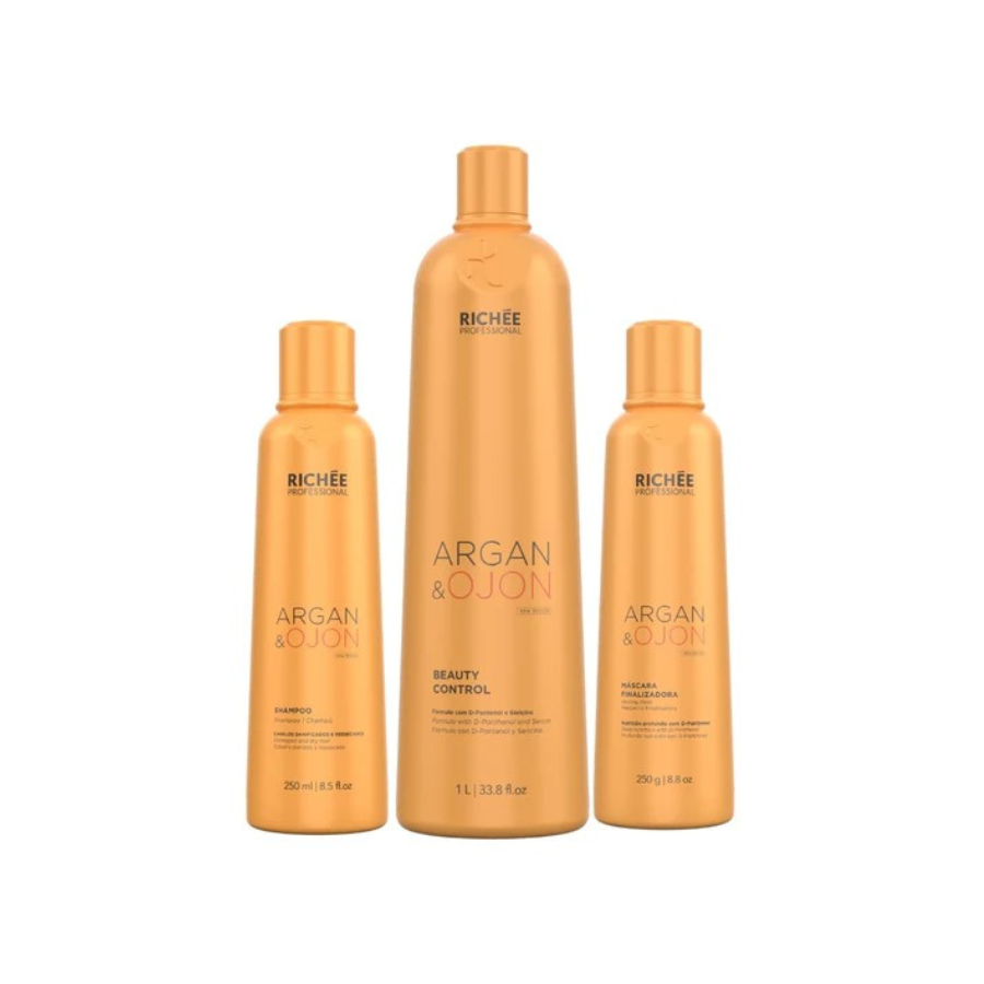 Richée Profissional Argan e Ojon Tratamento Alisante Kit Promocional