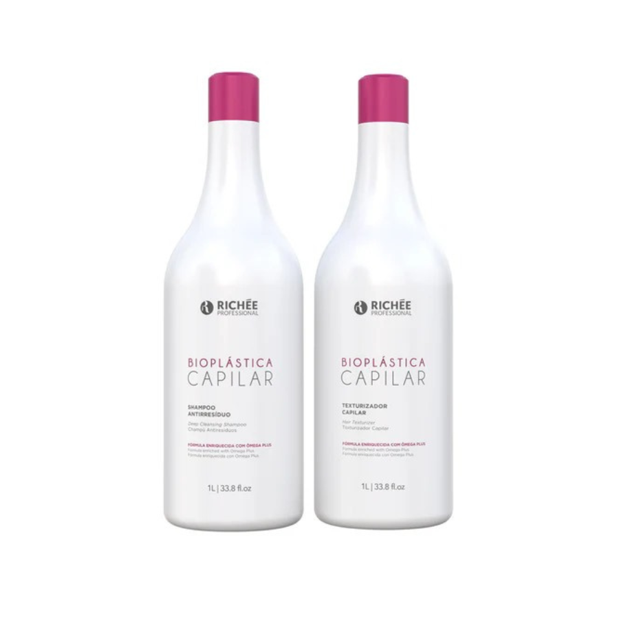 Richée Profissional Bioplástica Capilar Defrizante 1L – Disciplina e Brilho Intenso