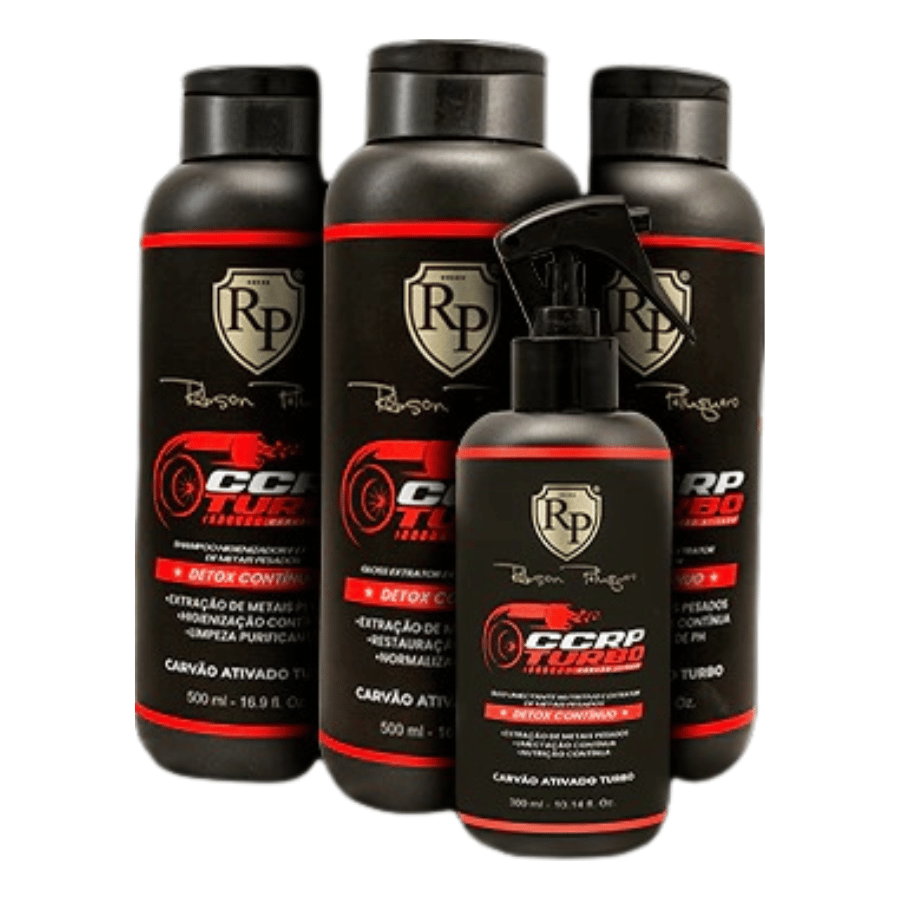 Robson Peluquero CCRP Turbo 500ml – Kit 4 Passos Detox + Reconstrução