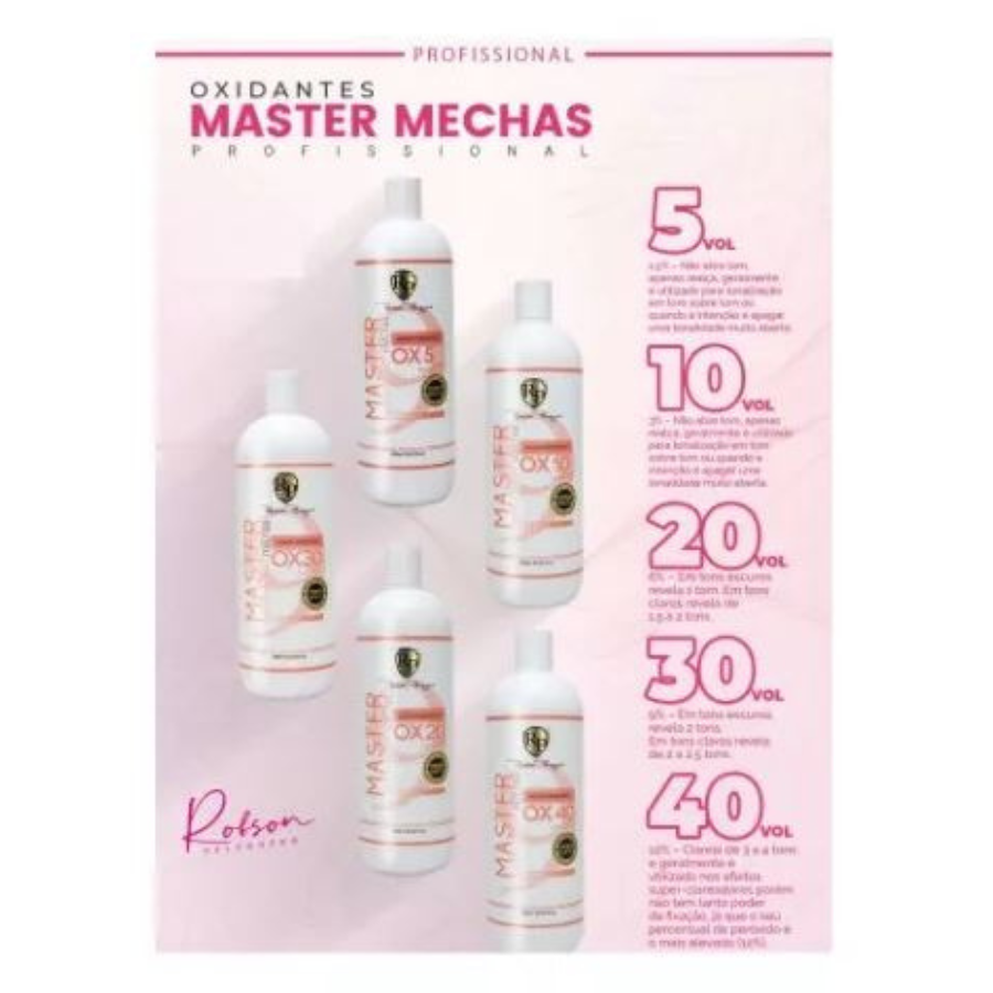 Robson Peluquero OX Master Mechas Emulsão Reveladora 900ml