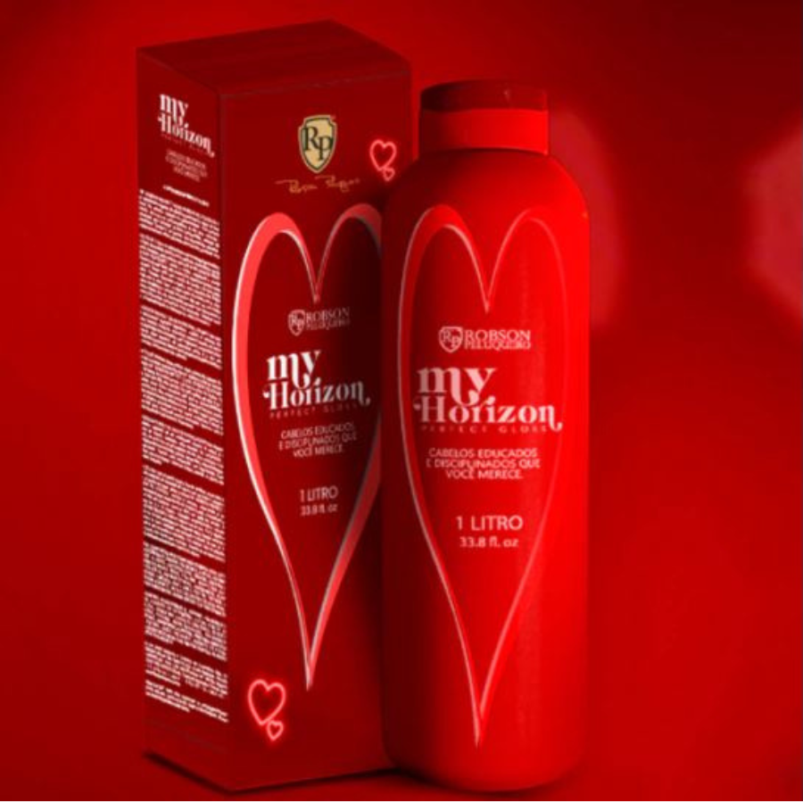 Tratamento Alisante Orgânico Robson Peluquero My Horizon Perfect Gloss 1L | Antifrizz e Controle de Volume