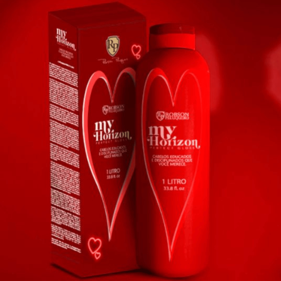 Tratamento Alisante Orgânico Robson Peluquero My Horizon Perfect Gloss 1L | Antifrizz e Controle de Volume