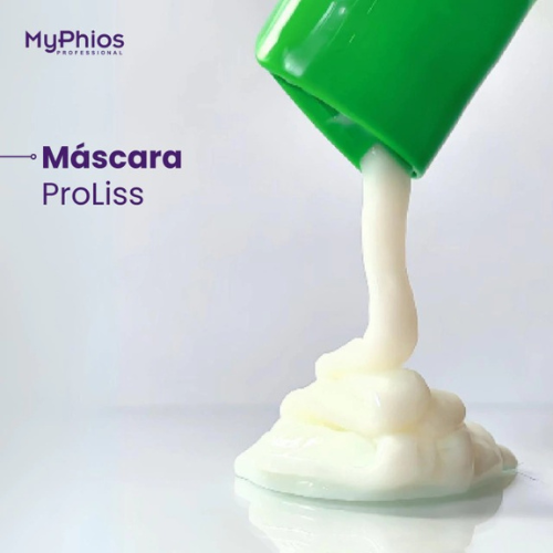 MyPhios ProLiss Profissional Shampoo + Máscara 1L – Tratamento Alisante com Brilho Intenso e Nutrição Avançada