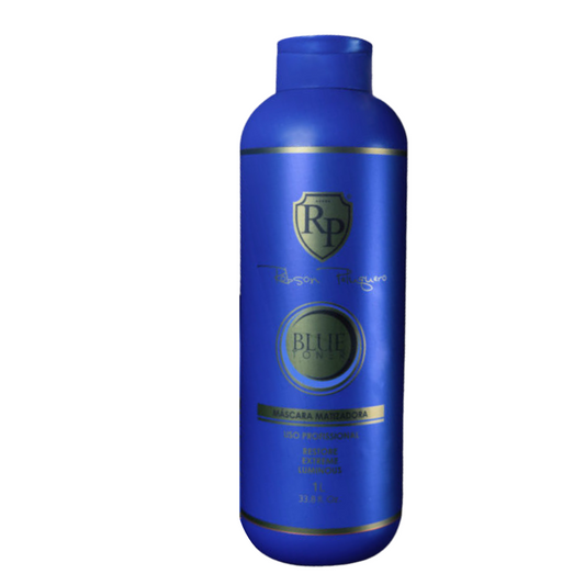 Robson Peluquero Matizador Blue 1L | Neutraliza Tons Alaranjados com Efeito Loiro Frio