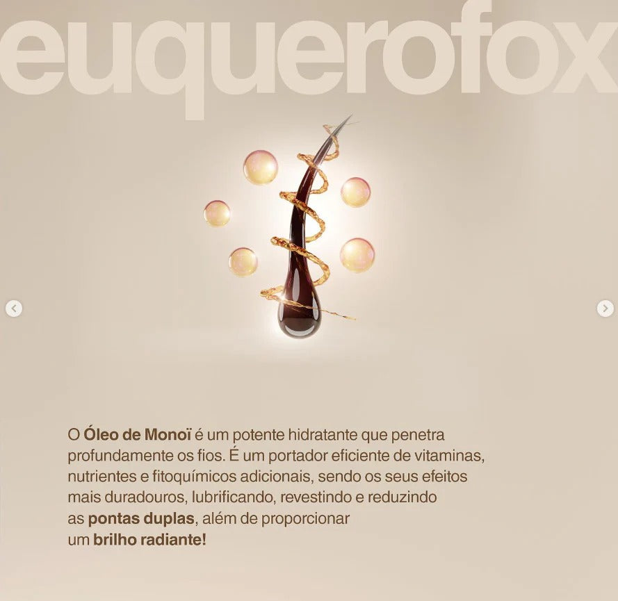 Fox Btox Monoi | Redução de Volume e Reparação Capilar Profunda