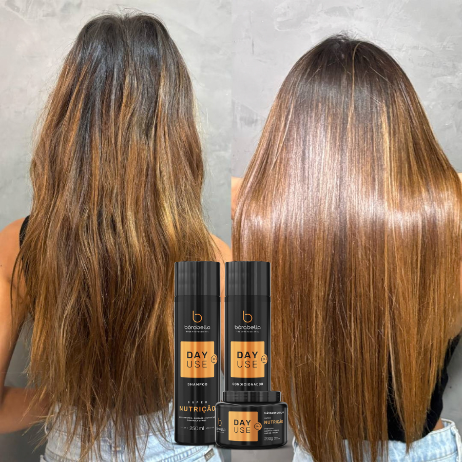 Kit Borabella Day Use Super Nutrição - produtos do kit
