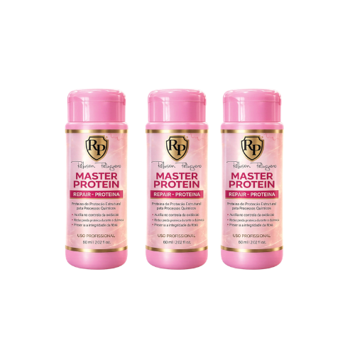 Robson Peluquero Master Protein 60ml – Reconstrução, Nutrição e Fortalecimento da Fibra Capilar