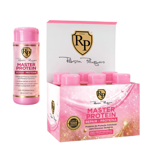 Robson Peluquero Master Protein 60ml – Reconstrução, Nutrição e Fortalecimento da Fibra Capilar