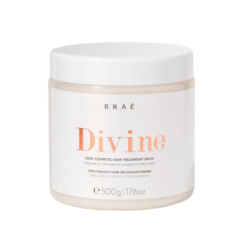Braé Divine Máscara AntiFrizz 500g – Nutrição intensa e brilho sem frizz