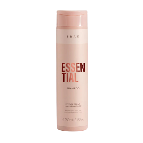 Braé Essential Shampoo 250ml - Limpeza suave, reparação profunda
