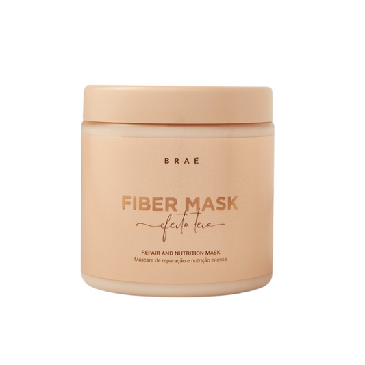 Braé Fiber Mask Máscara Capilar 500g – Reparação Profunda e Nutrição com Efeito Teia