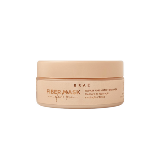 Braé Fiber Mask Máscara Capilar 200g – Reparação Profunda e Nutrição com Efeito Teia