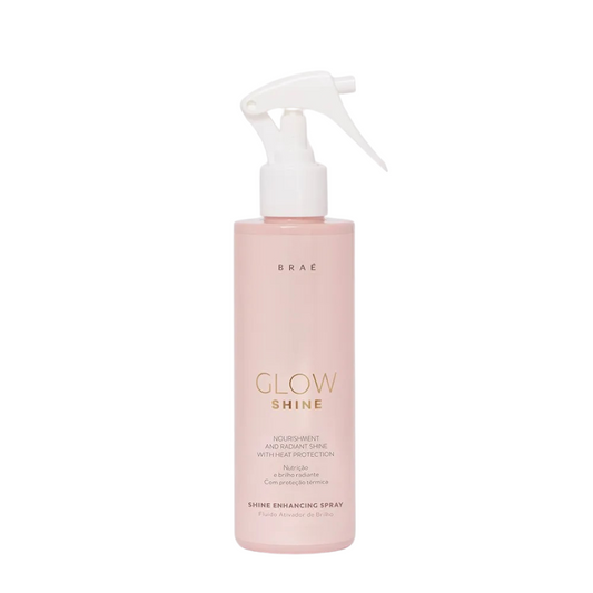 Braé Glow Shine – Fluído Ativador de Brilho 200ml - Proteção Térmica + Anti-Frizz