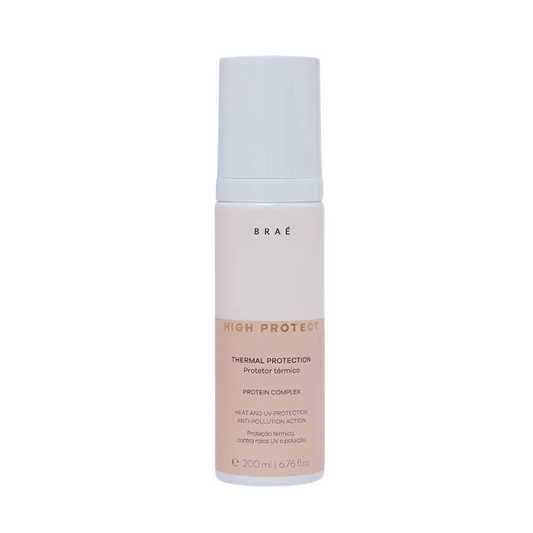 Braé High Protect 200ml – Spray Protetor Térmico até 230°C com Ação Anti-Frizz e Brilho Intenso