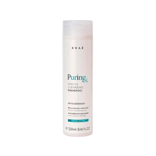 Braé Puring Shampoo Antioleosidade 250ml - Controle da oleosidade com frescor