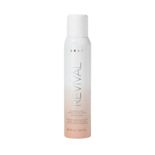 Braé Revival Intense Shine Spray 150ml - Hidratação a seco e brilho instantâneo