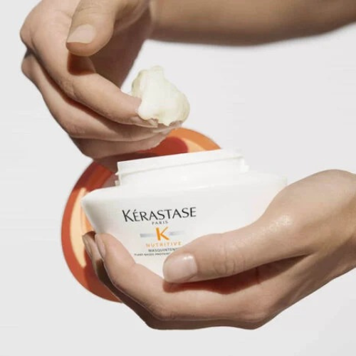 Kérastase Máscara Nutritive Masquintense – Nutrição Ultraconcentrada para Cabelos Secos Finos a Médios