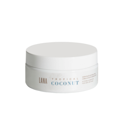 Lana Brasiles Máscara Capilar Tropical Coconut 200g – Hidratação Intensa para Cabelos Ressecados