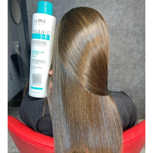 Le Prö Organic Single Pass 1L – Tratamento Alisante Orgânico Profissional de Alto Desempenho