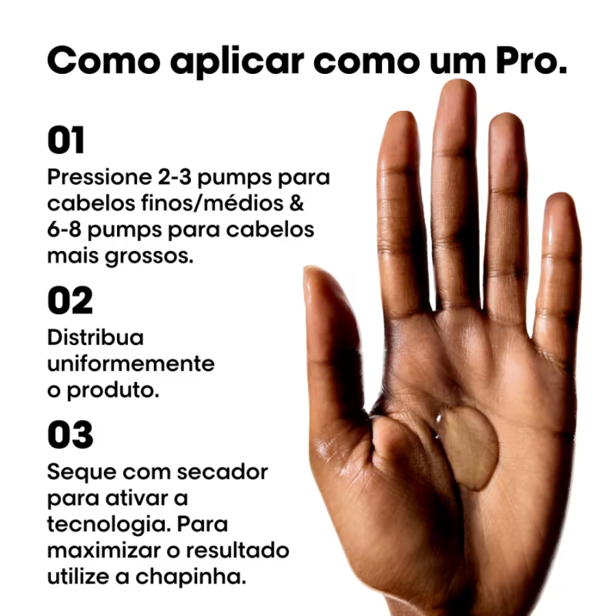 L'Oréal Professionnel Keratin Alpha Sleek — Sérum Mirror 50ml Proteção Térmica 230°C