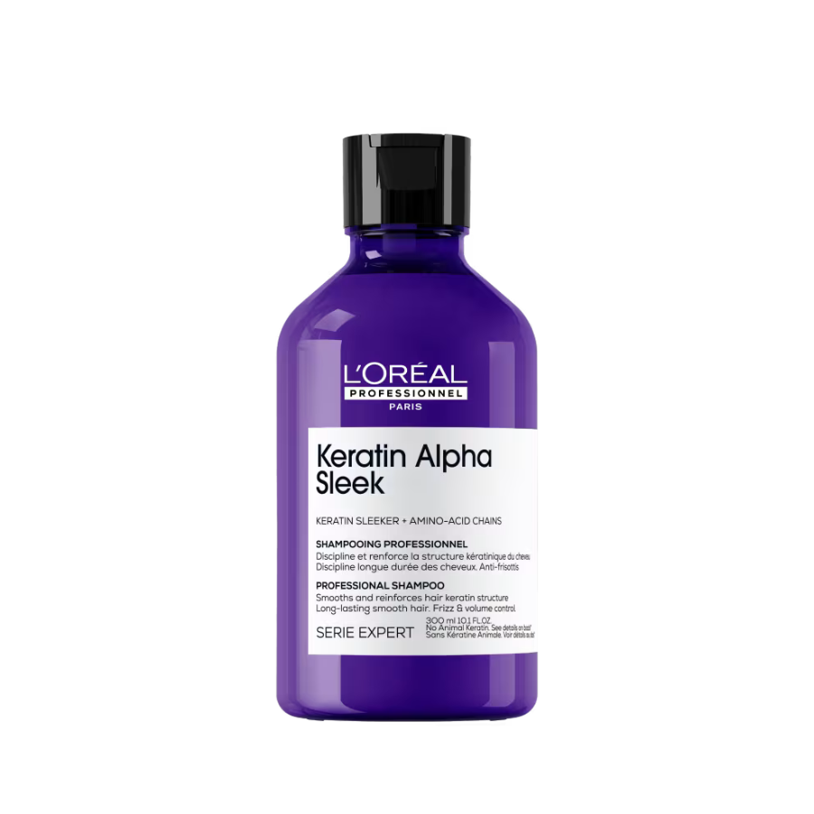 L'Oréal Shampoo Antifrizz Profissional Keratin Alpha Sleek Sem Sulfato