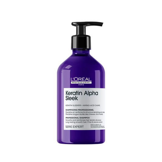 L'Oréal Professionnel Keratin Alpha Sleek — Shampoo Antifrizz Sem Sulfato