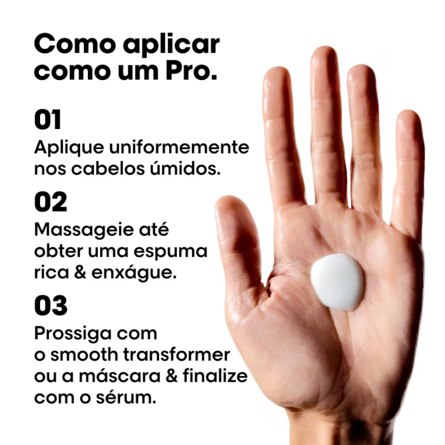 L'Oréal Shampoo Antifrizz Profissional Keratin Alpha Sleek Sem Sulfato