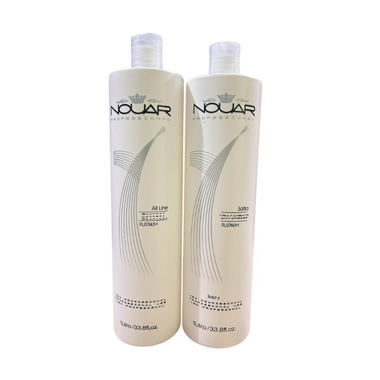 Nouar Safira Platinum – Tratamento Alisante Orgânico Anti Frizz