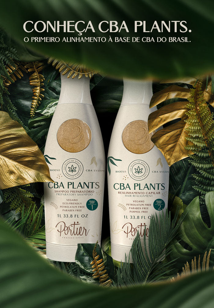 Portier CBA Plants – Tratamento Alisante Vegano Kit 1L