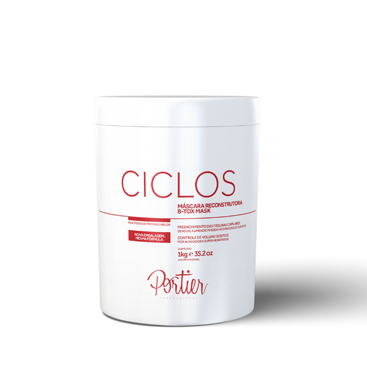 Portier Ciclos B-Tox Mask 1kg – Máscara Antifrizz Profissional