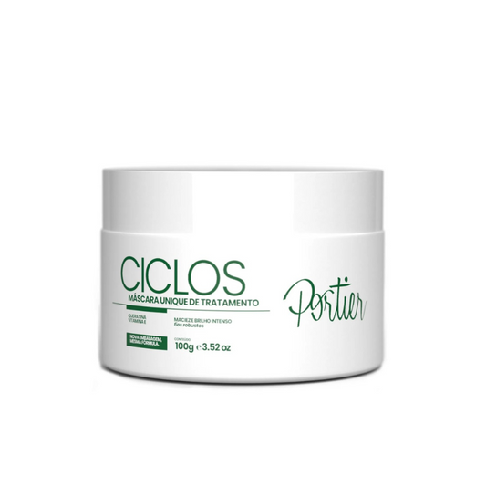Portier Ciclos Unique 100g – Hidratação, Fortalecimento e Brilho com Baobá