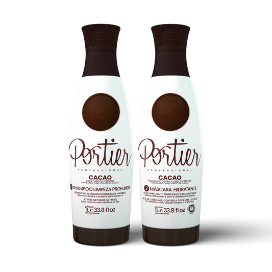 Portier Cacao 2 Passos 1L – Redução de Volume com Brilho Intenso