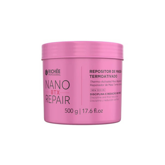 Richée NanoBtx Repair 500g – Repositor de Massa Termoativado com Efeito Liso e Brilho Intenso
