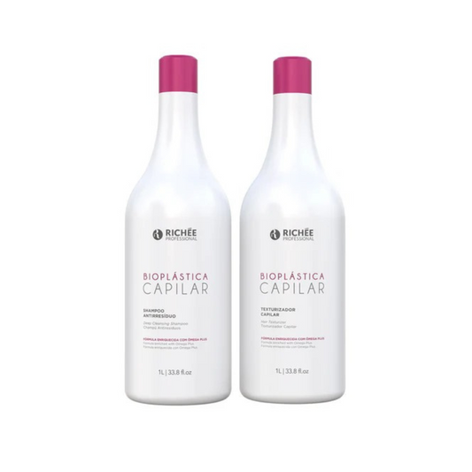 Richée Profissional Bioplástica Capilar Defrizante 1L – Disciplina e Brilho Intenso